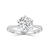 Atria Six Prong Engagement Ring - Syzjewelry